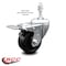 Service Caster 3.5 Inch Soft Rubber Wheel Swivel 10mm Stem Caster with Total Lock Brake SCC SCC-TSTTL20S3514-SRS-M1015 - alternate 4